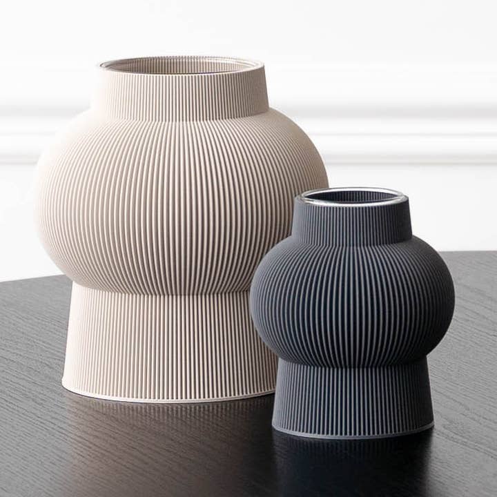 Rocket 1 vase | genanvendte materialer | inkl. glasindsats for engroshandel hos recozy
