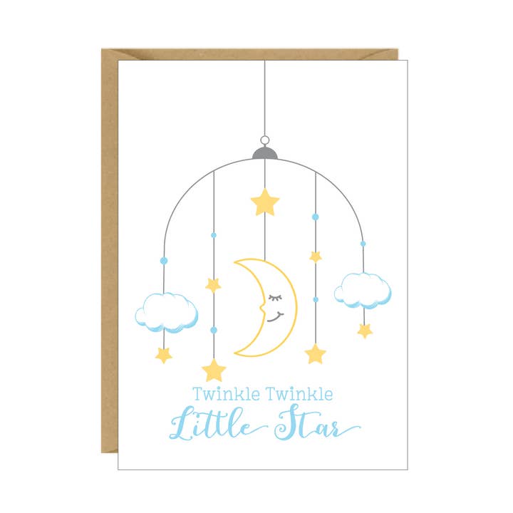 Carte mobile pour bébé Twinkle Twinkle Little Star pour la vente par Idea Chic
