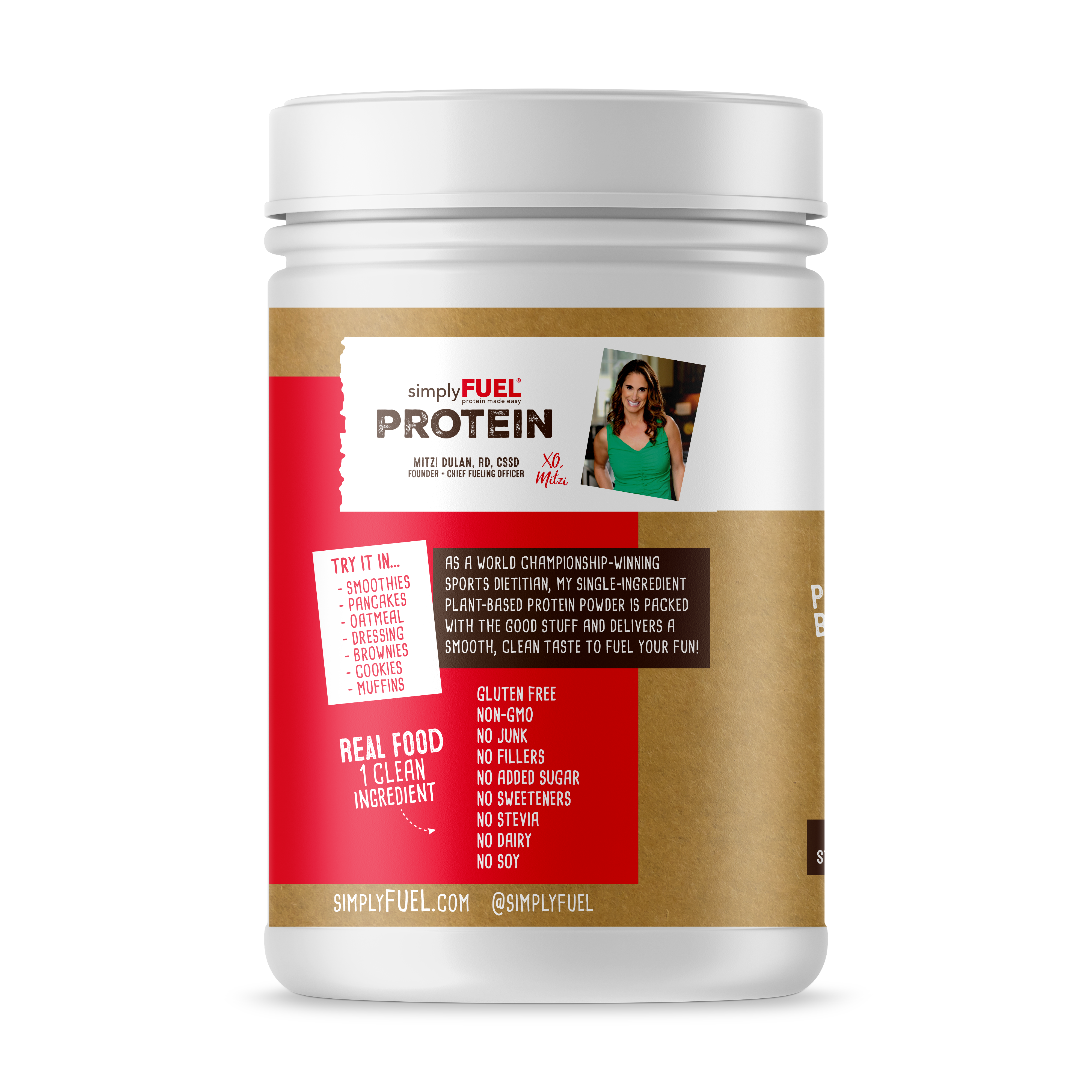 simplyFUEL - Wholesale Protein/Superfood Powder - 1-Ingredient Chickpea Protein Powder: 20g Protein!3