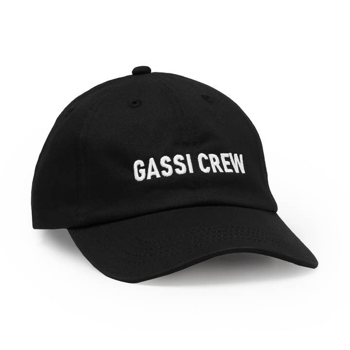 “GASSI CREW” cap black for wholesale by Lieblingspfote