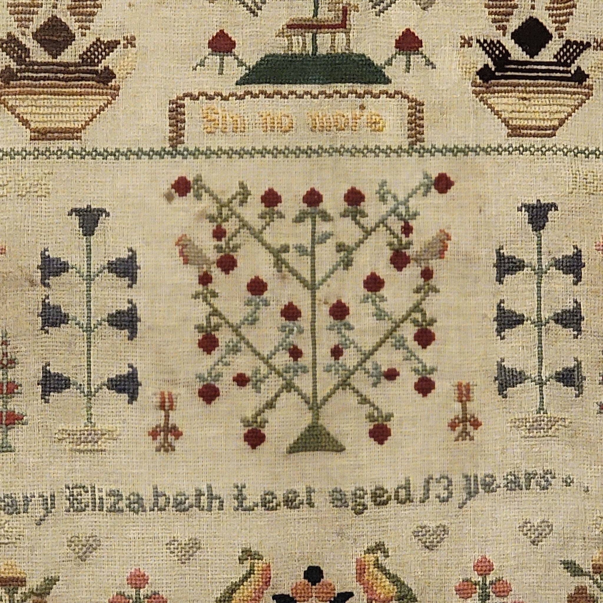 The Wishing Thorn - Wholesale Embroidery/Cross Stitch Supplies - Mary Elizabeth Leet Sampler Pattern 18656