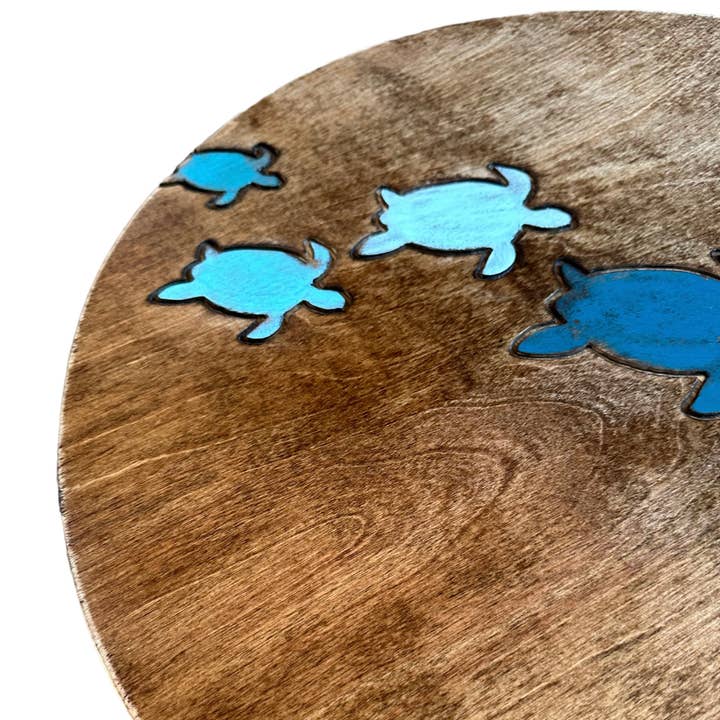 Grace Graffiti - Wholesale Lazy Susan - Lazy Susan no more, she's a Smart Susan: Baby Sea Turtles