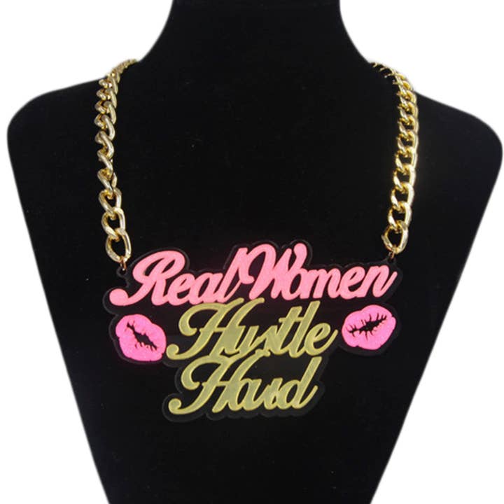 Ole - Vente Colliers à pendentif - Collier Chaîne Acrylique Femme Réelle0