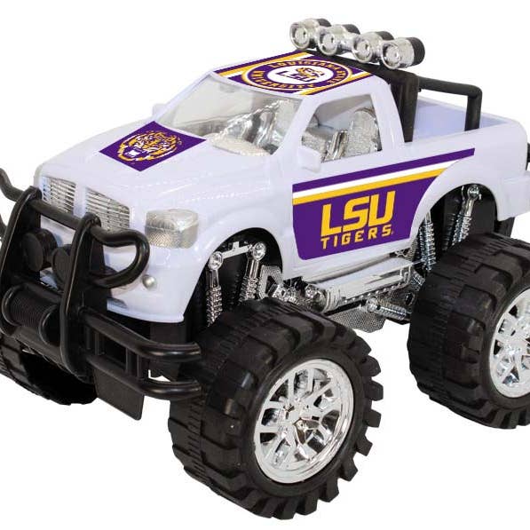 LSU Tigers Toy Truck Monster Wht for wholesale by Jenkins Enterprises