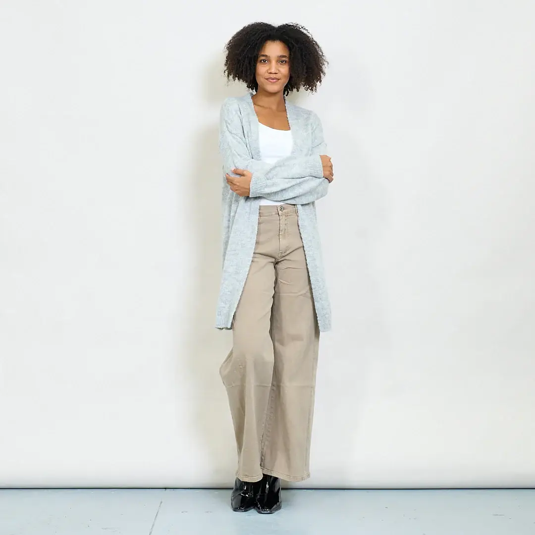 AMELÉ - Wholesale Cardigan - Women's - Long cozy chic cardigan5