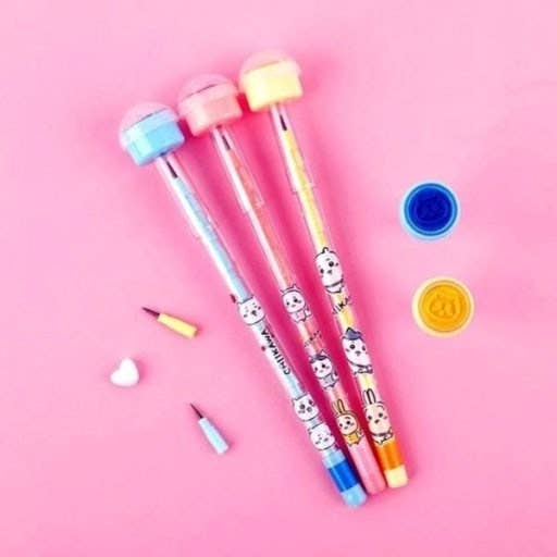 K-Wonderland - Wholesale Pencil - Chiikawa Character Stamp Cartridge Pencil2