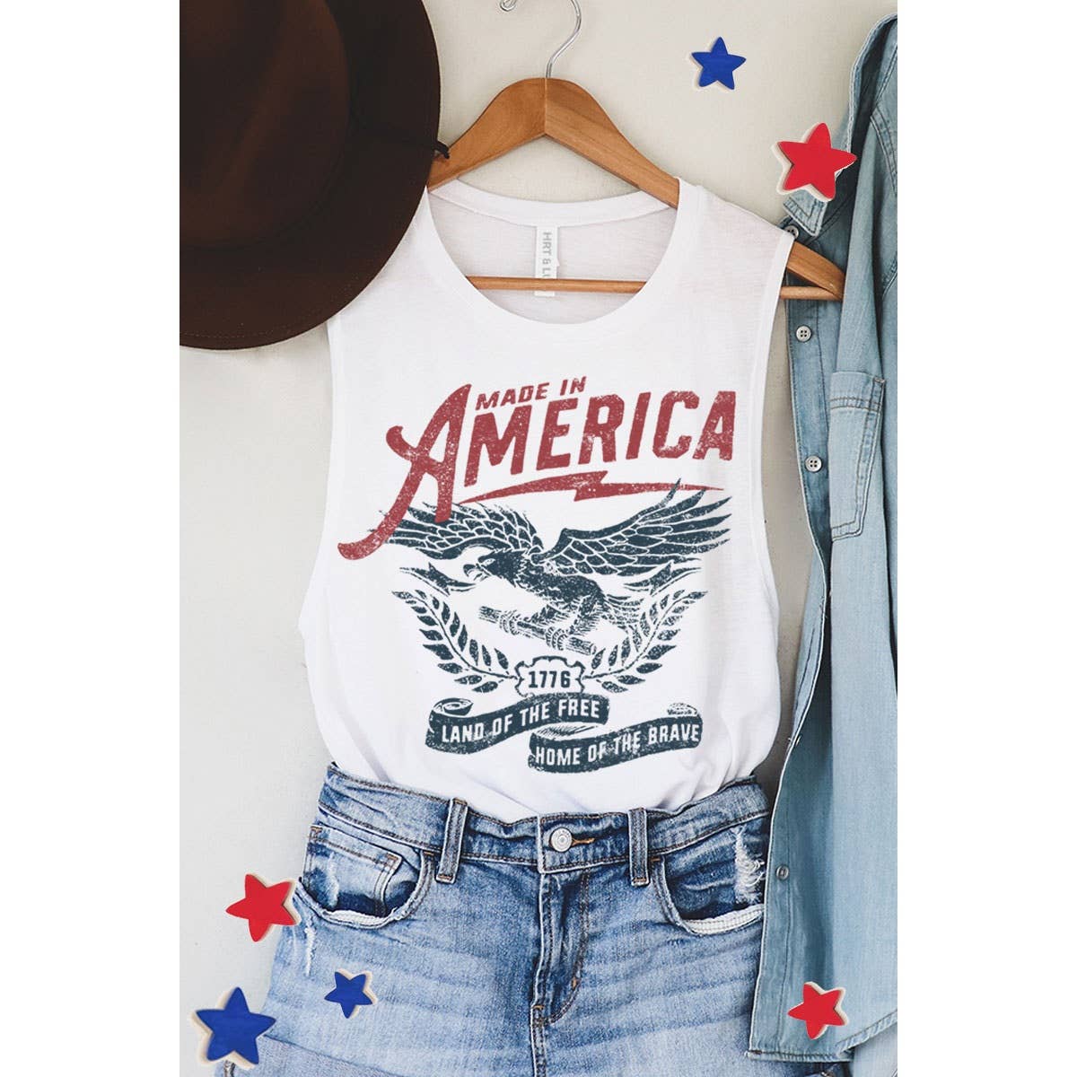 HRTandLUV – wholesale Tank top – Women′s – MADE IN AMERICA MINERAL GRAPHIC TANK TOP