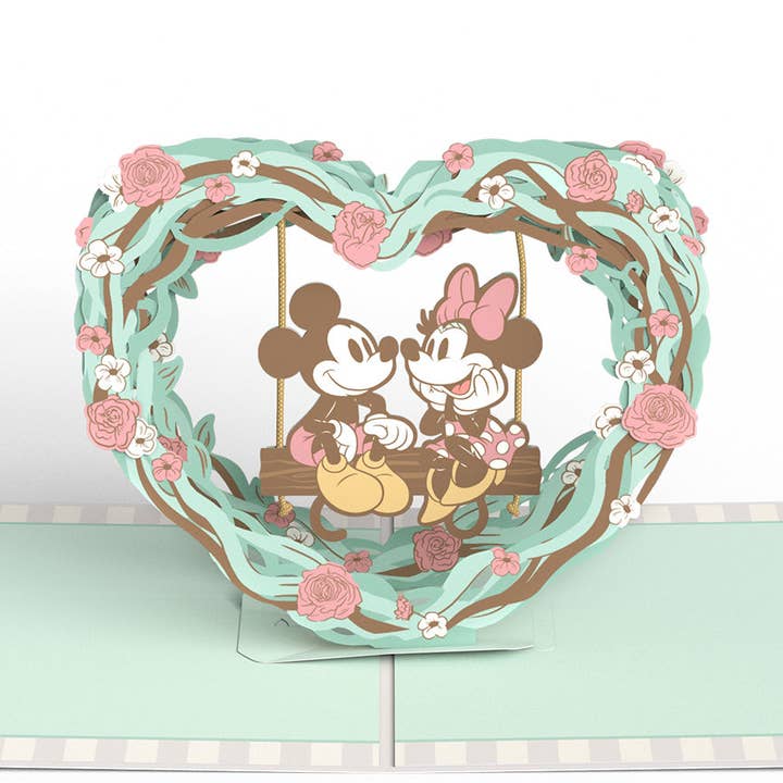 Disney's Mickey & Minnie Mouse My Favorite Place Is Next to You Pop-Up Card for wholesale by Lovepop Cards