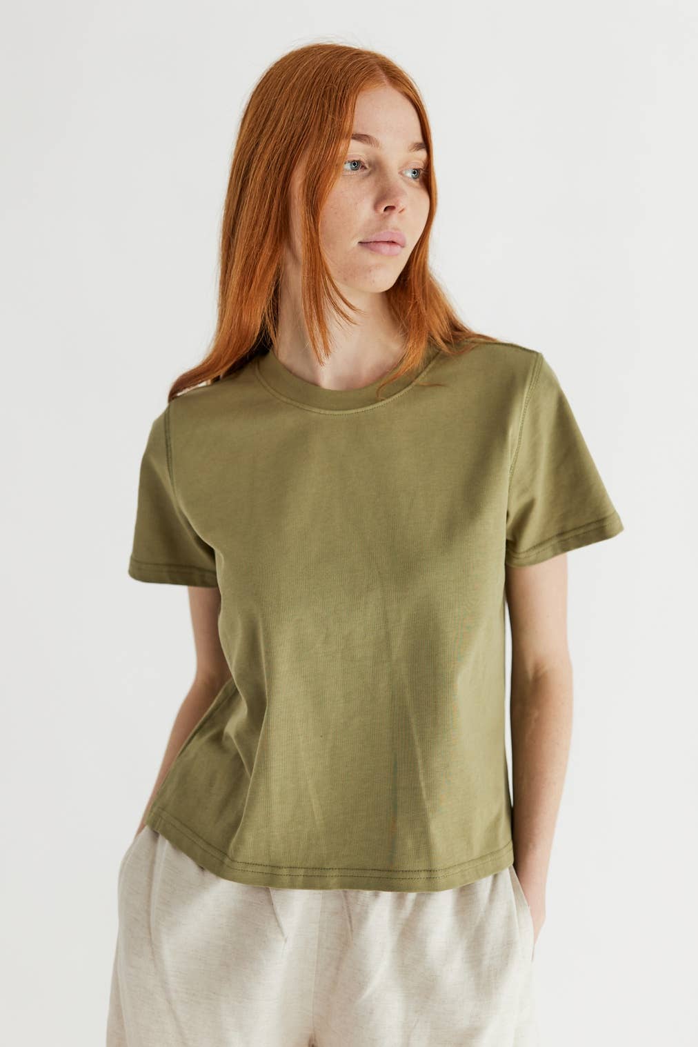MOD REF - Wholesale T-Shirt - Women's - The Lanie Top | Women's Heavyweight Cotton T-Shirt45