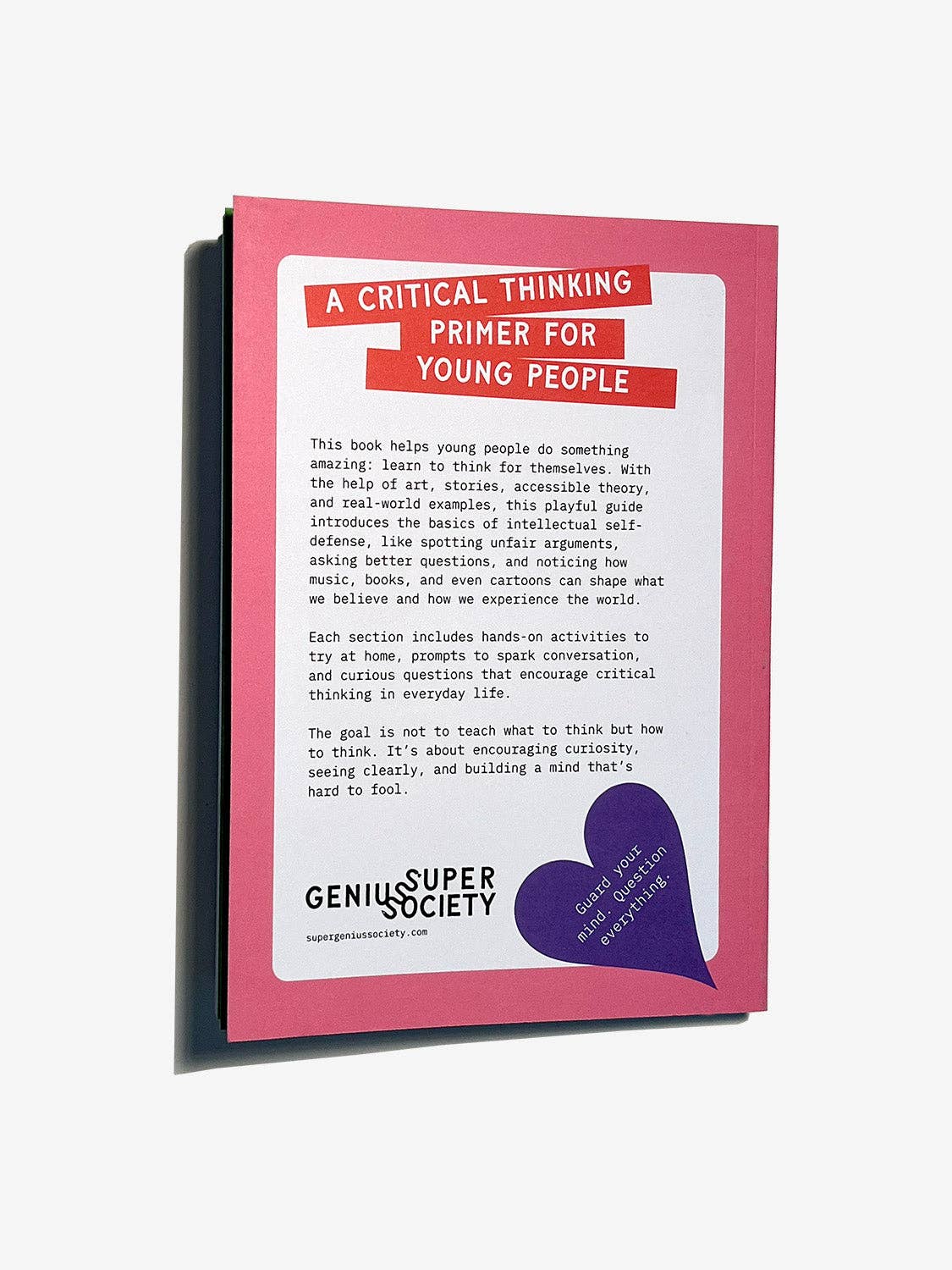 Super Genius Society - Wholesale Middle Grade Book (9-12) - Intellectual Self Defense Kids Primer8