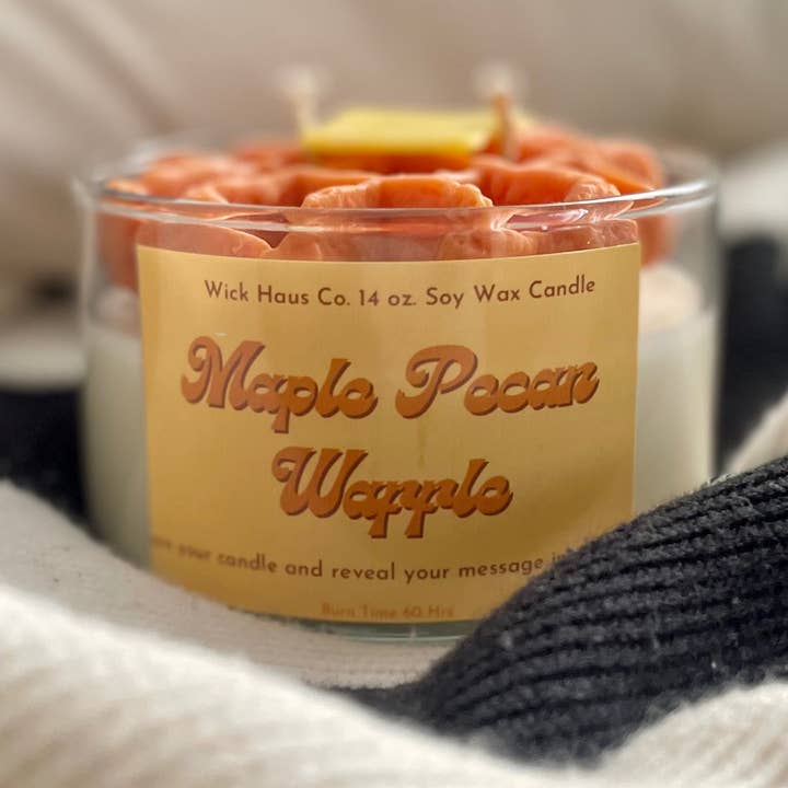 Maple Pecan Waffle for wholesale by Wick Haus Co.