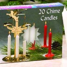 Biedermann & Sons - Wholesale Tapered Candle/Candlestick - C1123wt/10 White Chime Candles- 10 Bxs of 20 Candles