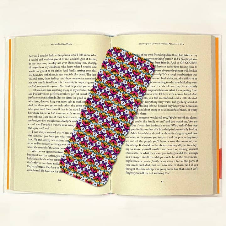 Retro Butterfly Laminated Printed Bookmark for wholesale by Tiny Werewolves