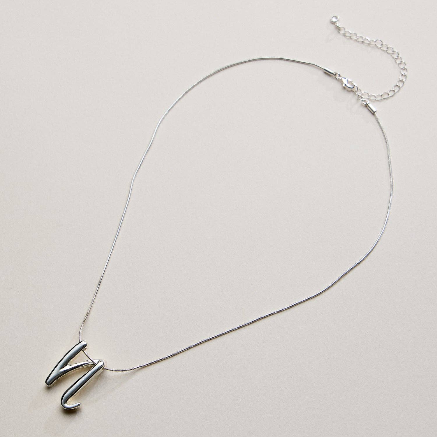 Frem - Wholesale Pendant/Charm Necklace - A Set of 16 Letters Gold Dipped Necklace – Gold & Silver Alphabet Charm Jewelry84