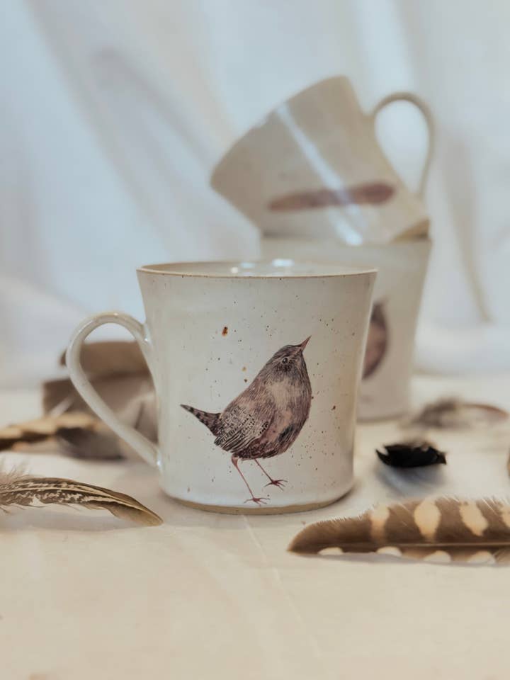 Wren Mug for wholesale by Nina Paloma