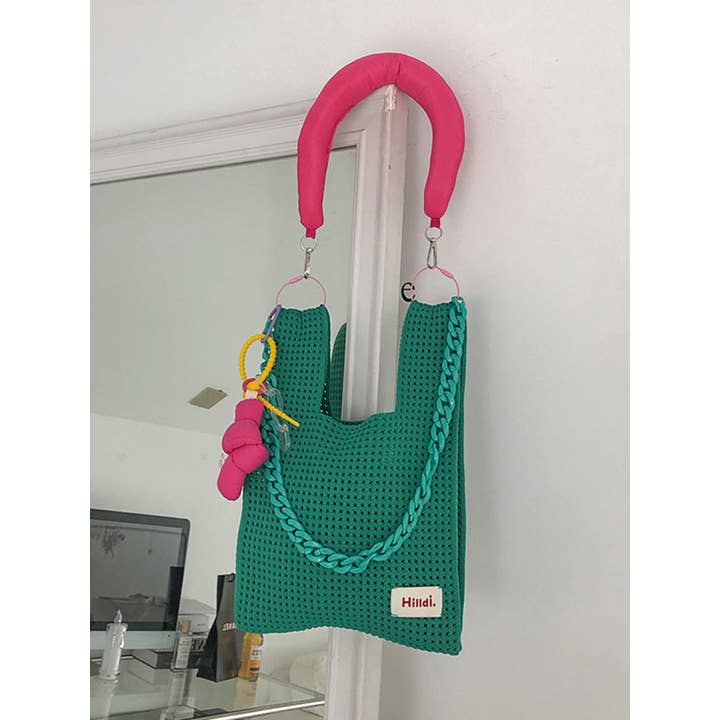 FurDecoration – wholesale Shoulder bag – women's – Chains Hollow Woven Shoulder Bags Handbags