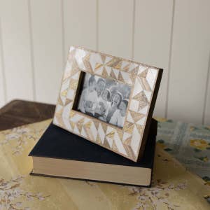 Collage Picture Frames from Rustic Distressed Wood: Holds Four 4x6 Photos -  Excello Global Brands