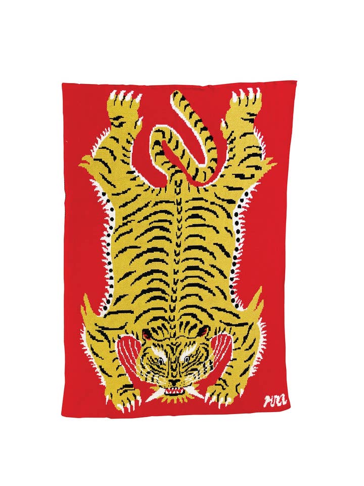 Mini couverture tigre pour la vente par Kristina Micotti