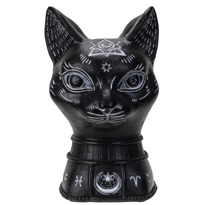 Testa di Gatto Nero Wiccan per la vendita all'ingrosso da parte di Pacific Trading