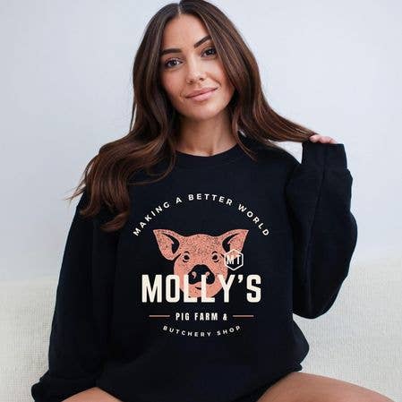 Sweatshirt HD Carlton Où est Molly sous licence officielle pour la vente par Little Smut Closet
