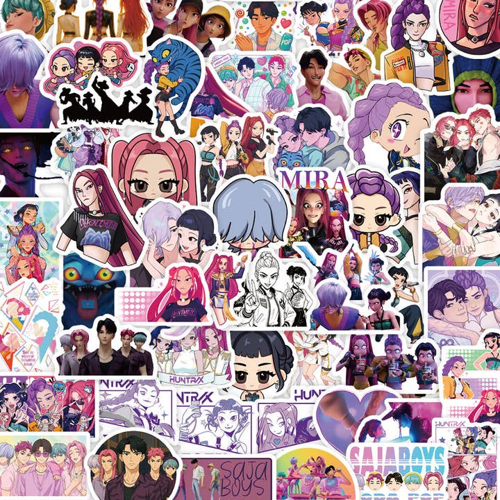 KPOP Huntrix Demon Hunter Girl & Gasha Boy Group Stickers Cartoon Character Decals DIY Scrapbooking Craft Supplies 74pcs and other Purchase Wholesale sticker ardbeg. Free Returns & Net 60 Terms on Faire trending on Faire.
