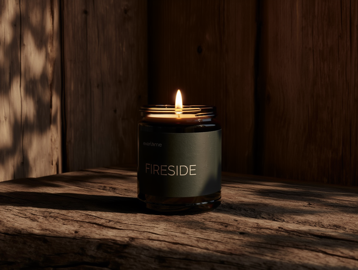 Everlume - Wholesale Jar/Filled Candle - Fireside Soy Wax Jar Candle - Non-Toxic, 50 Hour Burn2