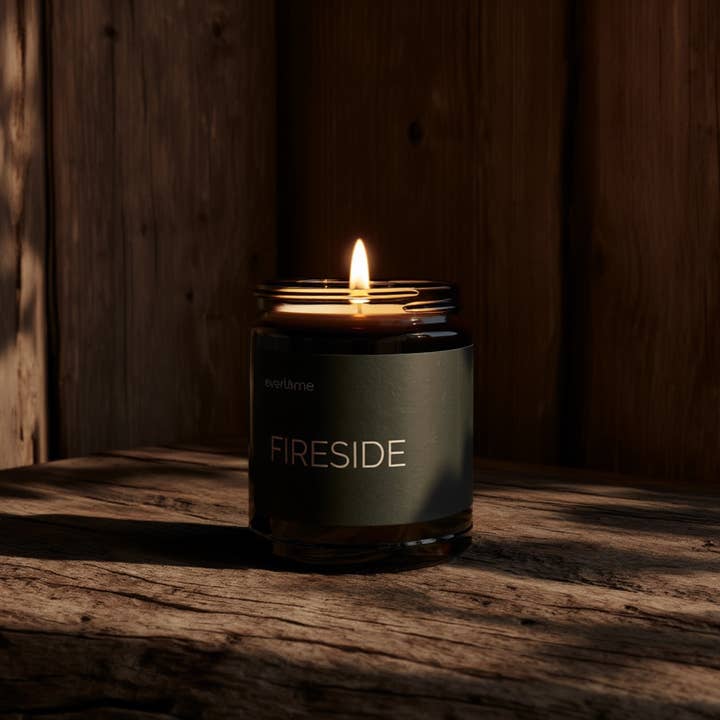 Everlume - Wholesale Jar/Filled Candle - Fireside Soy Wax Jar Candle - Non-Toxic, 50 Hour Burn2