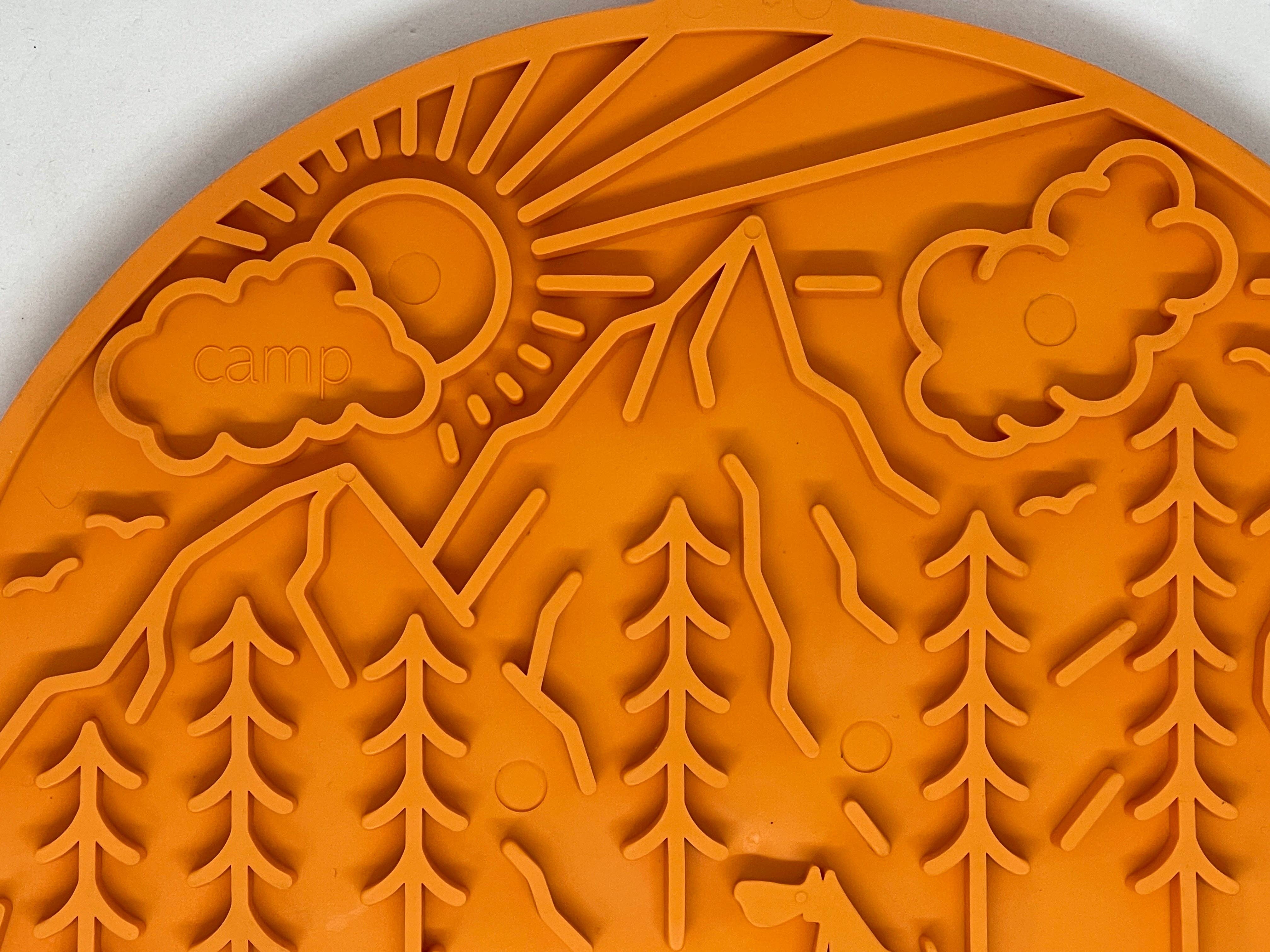 SodaPup Dog Toys - Wholesale Pet Food Mat - Dog - Camp eMat Enrichment Lick Mat With Suction Cups10