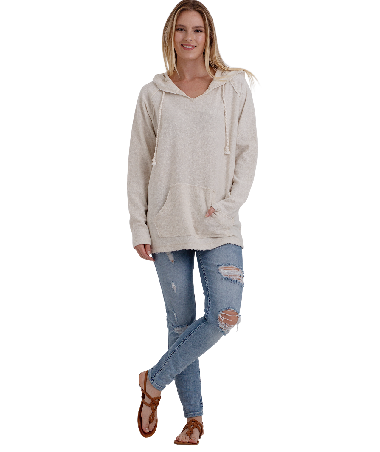 U.S. Apparel - Vente Sweat à capuche – unisexe - Chandail à capuchon Coed Reverse French Terry0