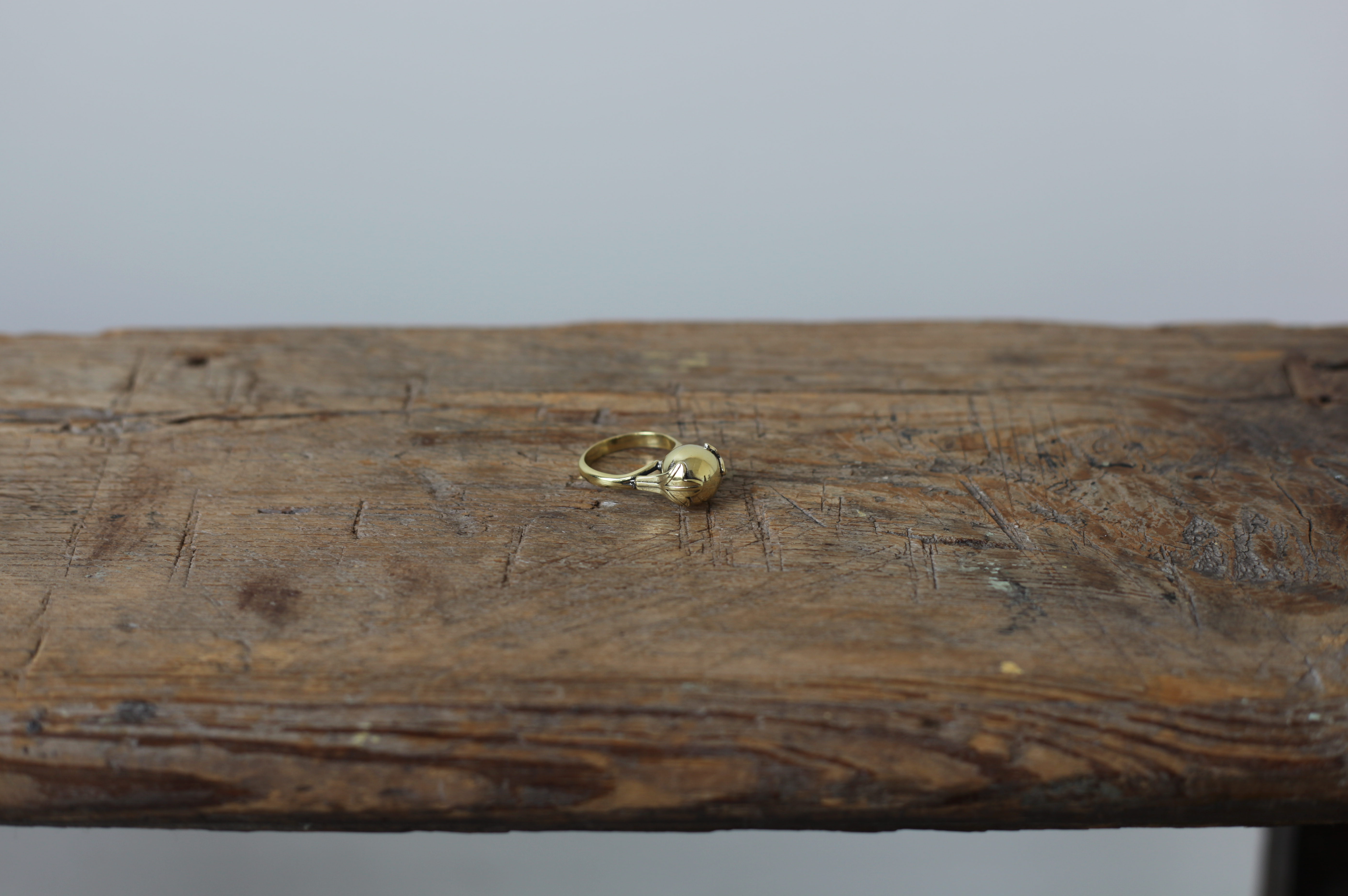 De la Fuente - Wholesale Cocktail/Statement Ring - BRASS PERFUME RING4