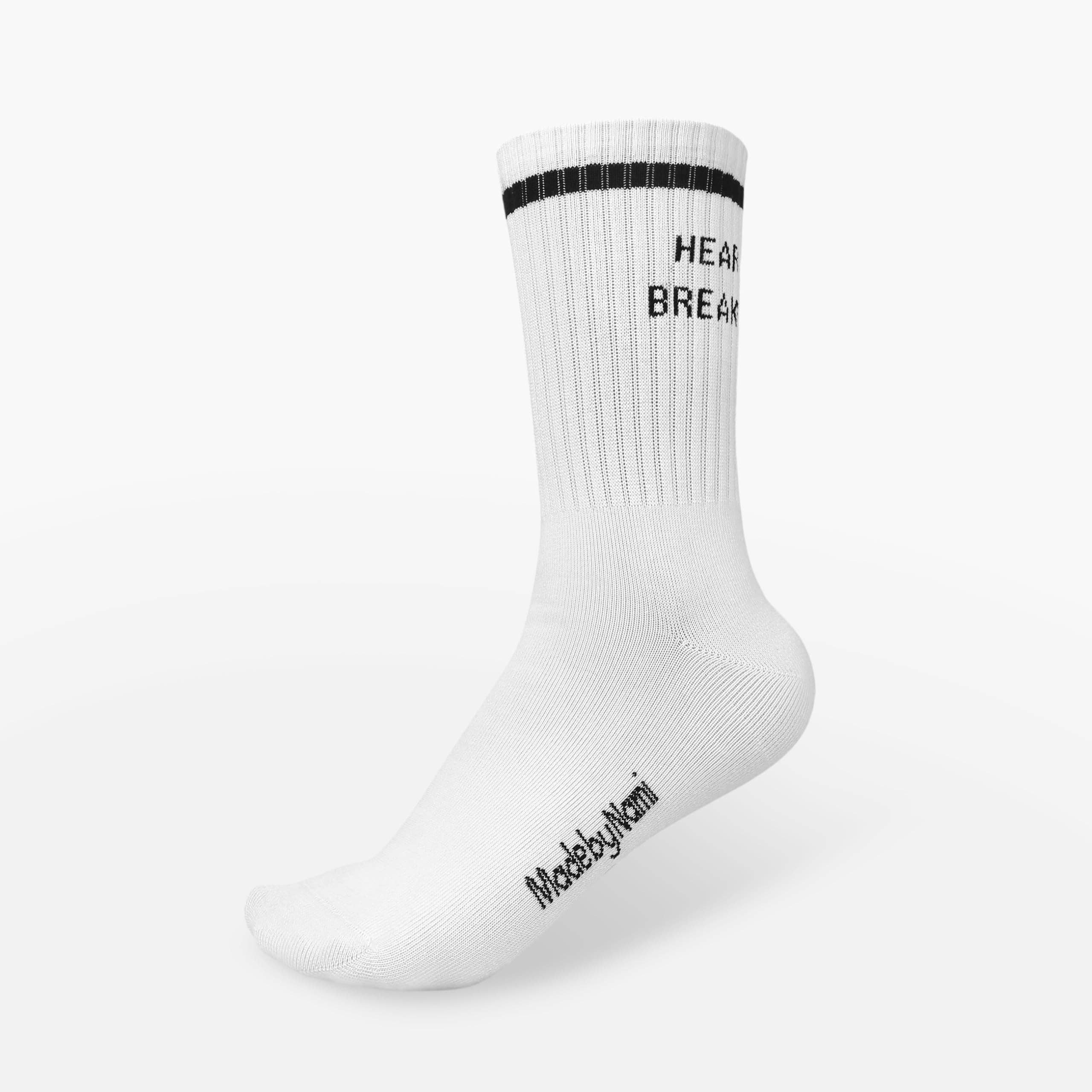 Made By Nami - Wholesale Socks - Unisex - Crew Socks 2-Pack, with Sayings, 35-40 "Heartbreaker"2