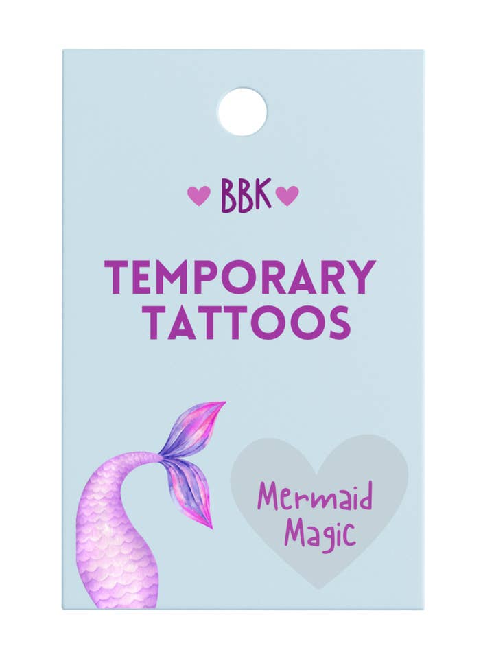 Mermaid Magic Temporary Tattoos for wholesale by Boca Bear Kids