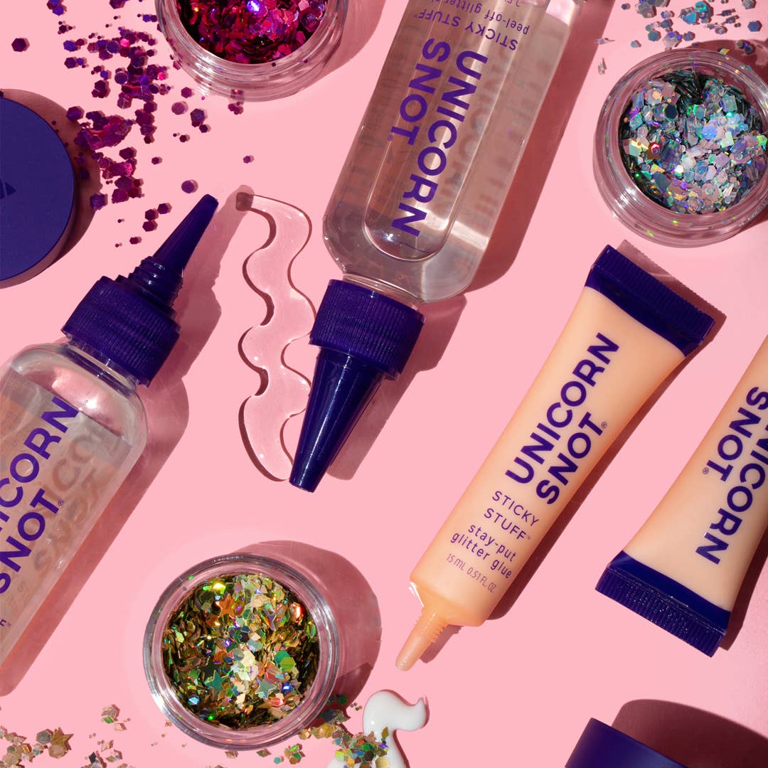 Unicorn Snot | Glitter Beauty - Venta al por mayor Purpurina para el cuerpo - Cosas Pegajosas | Adhesivo Desprendible con Purpurina | Pegamento con Purpurina3