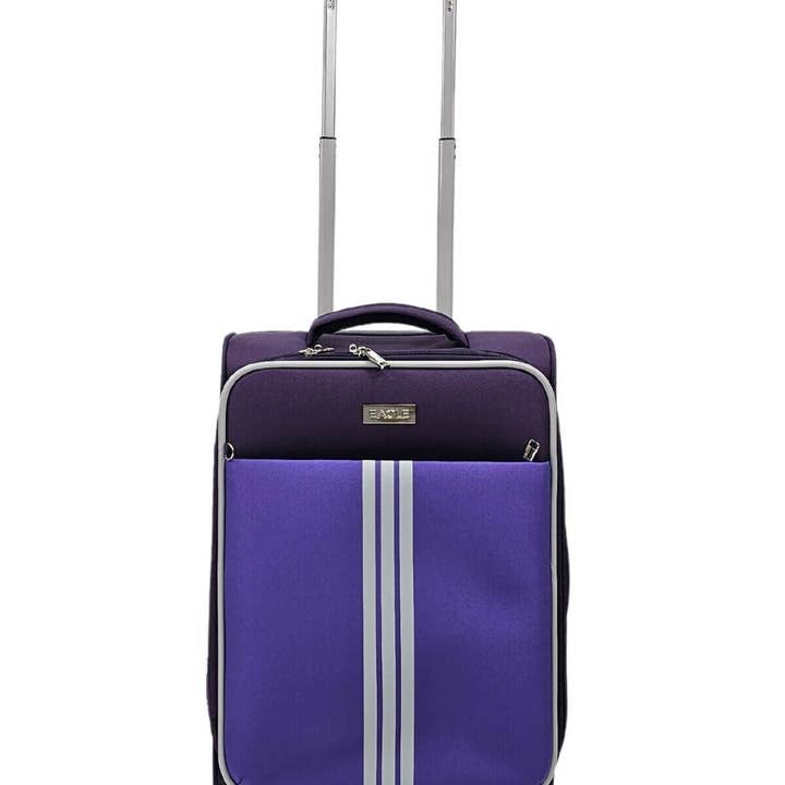 Infinity Leather (Upperclass Fashions Ltd) – wholesale Luggage – Lightweight Cabin 4 Wheel Soft Luggage Travel Bag