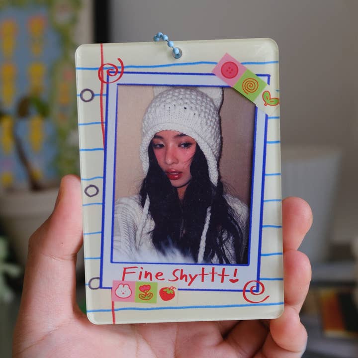 Fine Shyttt acrylic photocard holder for wholesale by Tenshi World