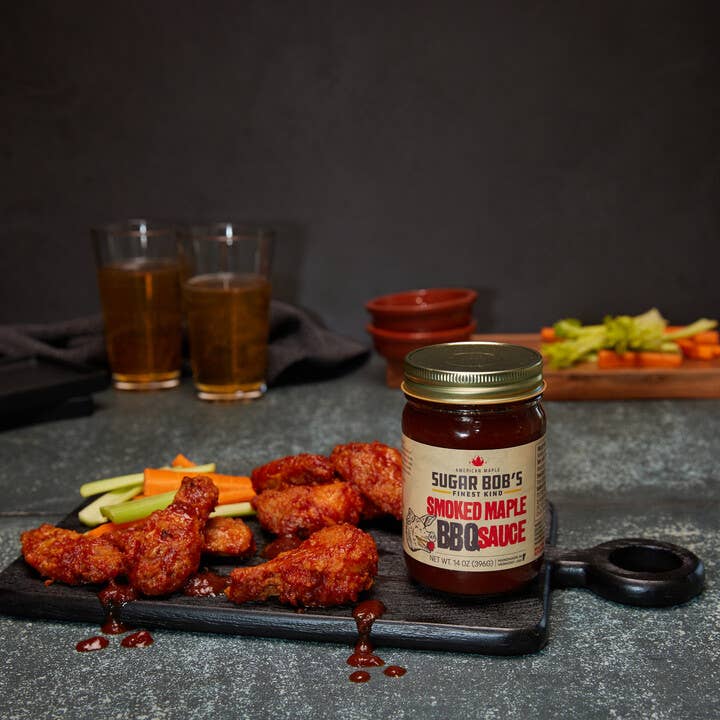 Sugar Bob's Finest Kind - Wholesale BBQ Sauce - Smoked Maple BBQ Sauce NET WT. 14oz3