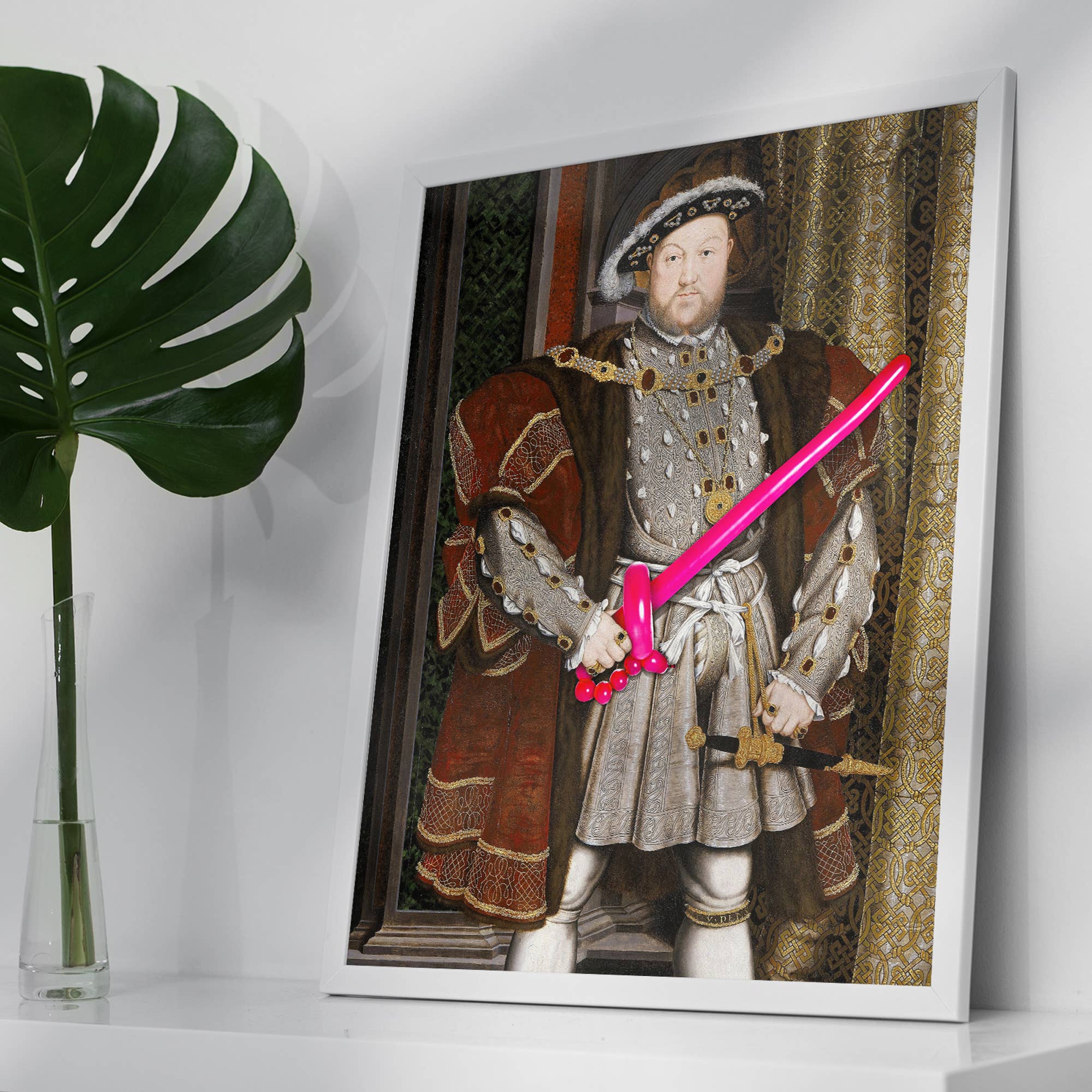 Ink & Drop – wholesale Art print – Henry VIII Balloon King Print1