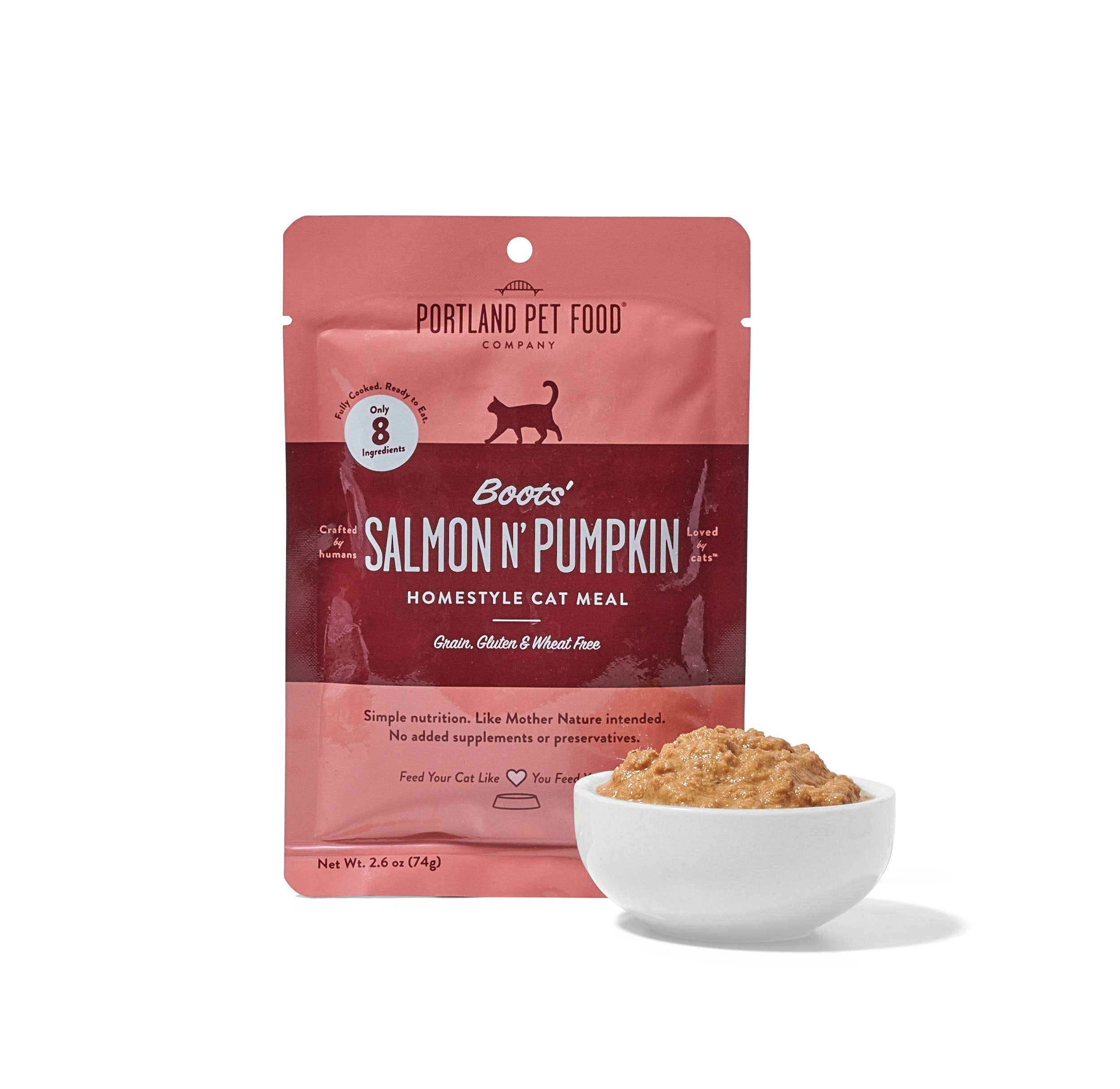 Portland Pet Food Company - Vente Nourriture – chat - Nourriture humide fraîche de qualité humaine au saumon et à la citrouille de Boots7