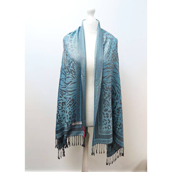 Superbia – wholesale Scarf – Women's – Super Soft Pashmina Scarf Shawl Wrap-2503 Animal Print18