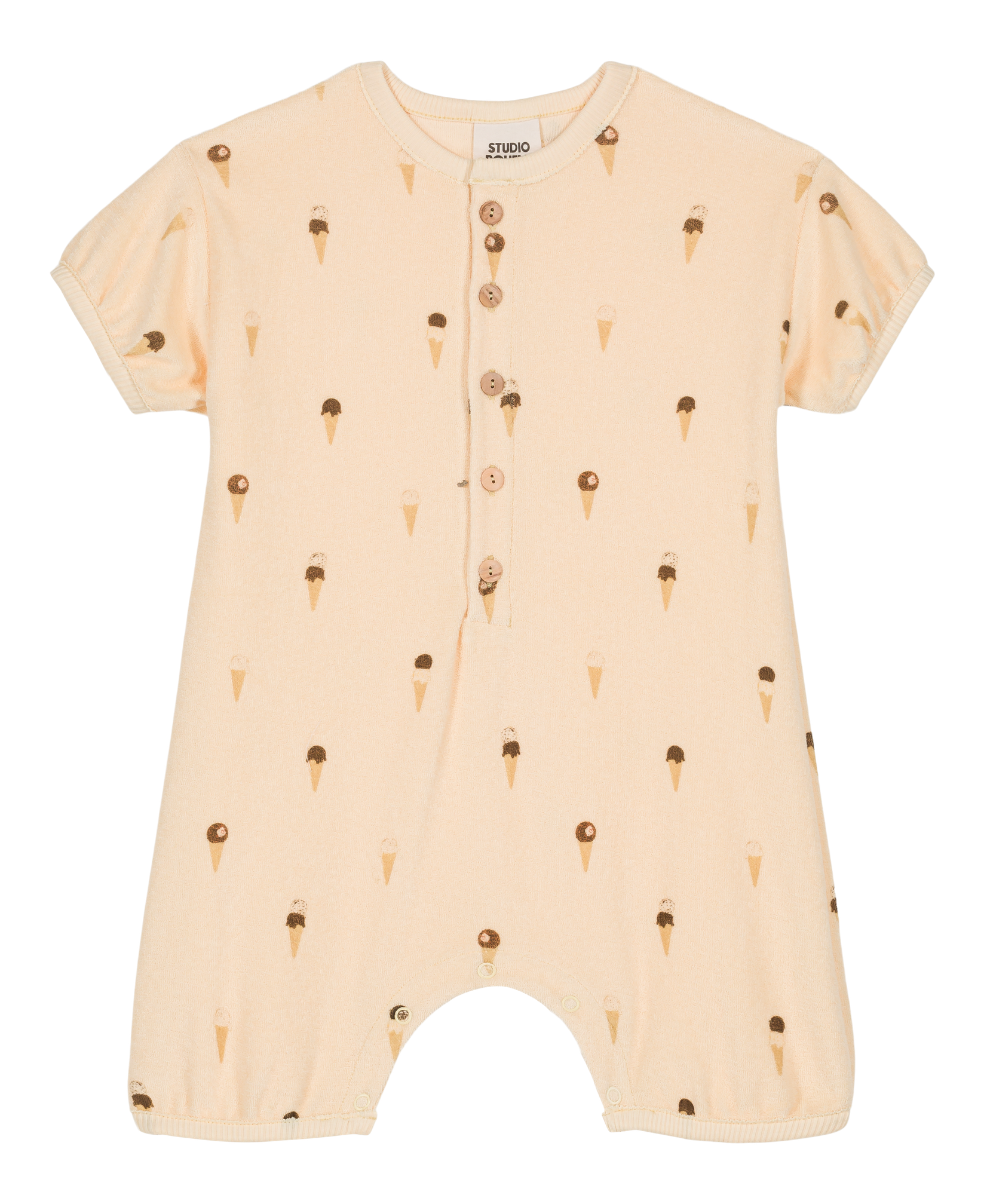 Studio Bohème Paris - Wholesale Jumpsuit - Baby - Bebecito Terry Vanilla Ice Cream Combination3