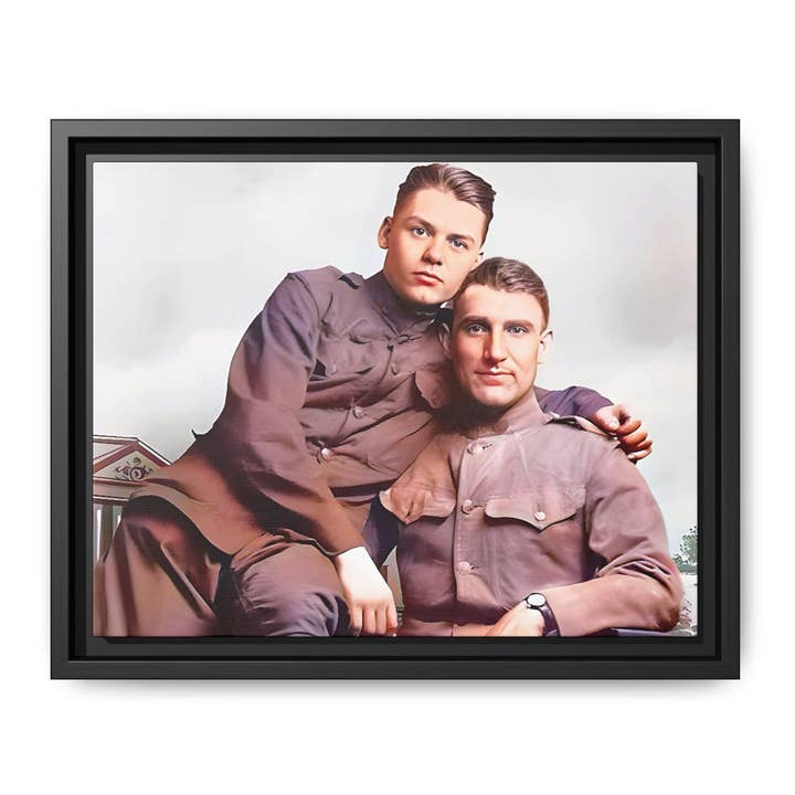 paire 026 | Foto Vintage Enmarcada - Lienzo Mate para venta al por mayor de Walt & Pete