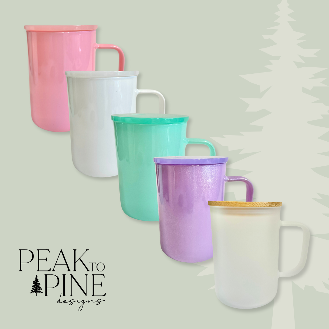 Peak To Pine Designs - Wholesale Coffee Mug - Taylor’s Version - Glass Mug1