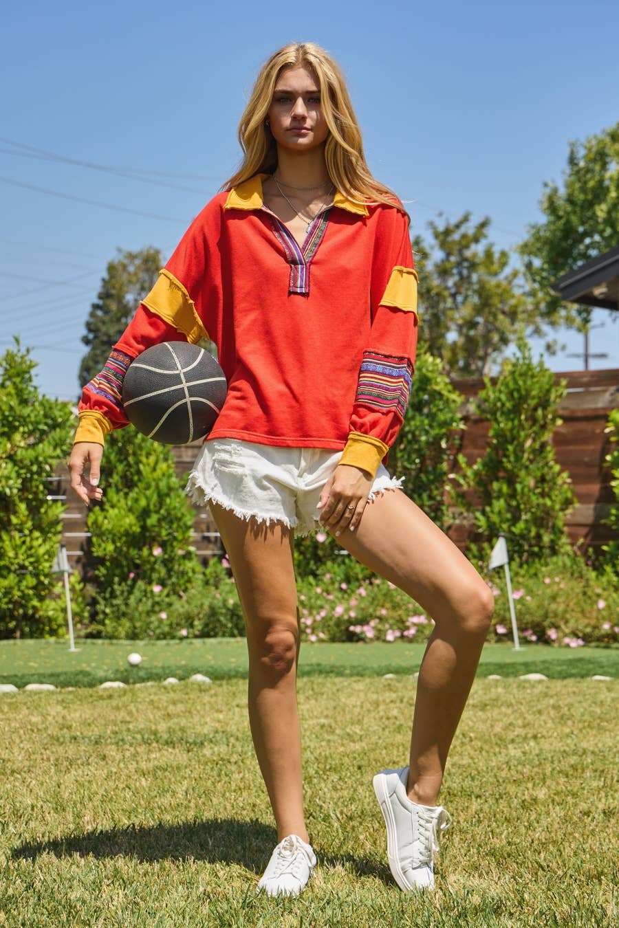 Oddi - Wholesale Sweatshirt - Women's - Contrast Mixed Fabric Sweatshirts3