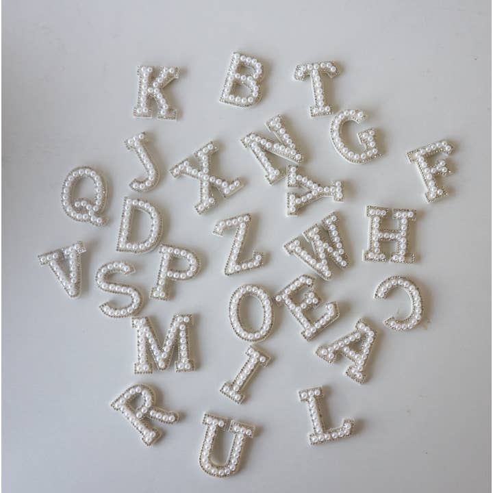 Bash - Wholesale Patch - Pearl Patches, Set A-Z, 1.5 inches, Adhesive Patches1