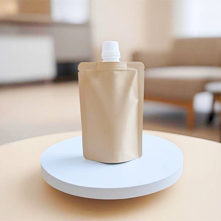 Kraft Spout Pouches 100ML (50 pack) for wholesale by Plantiful Clean