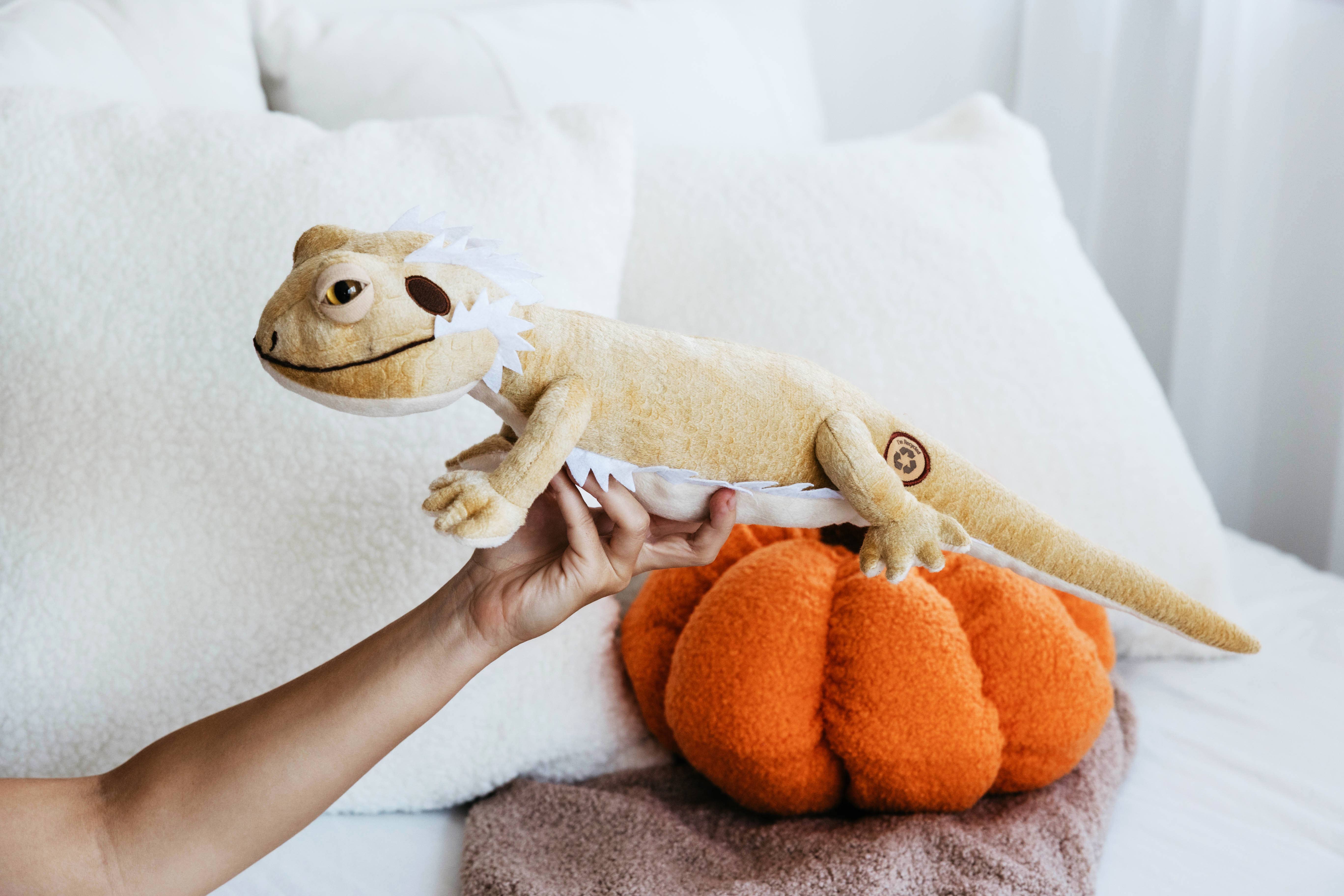 The Petting Zoo – Engroshandel Plyslegetøj - Børn og baby – 24" (57 cm) Wild Onez Skægagame Reptil1