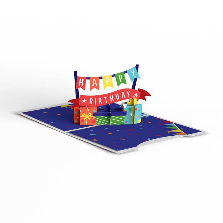 Lovepop Cards - Wholesale Birthday Card - Happy Birthday Endless Surprises 5"x7” to 2"x3” Nesting Card14