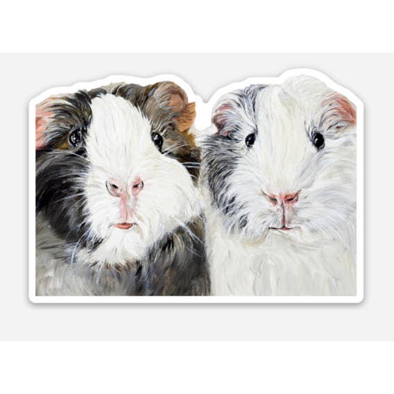 Gestanste sticker - „Tickles & Snowball” voor wholesale door Shirley Kay Art