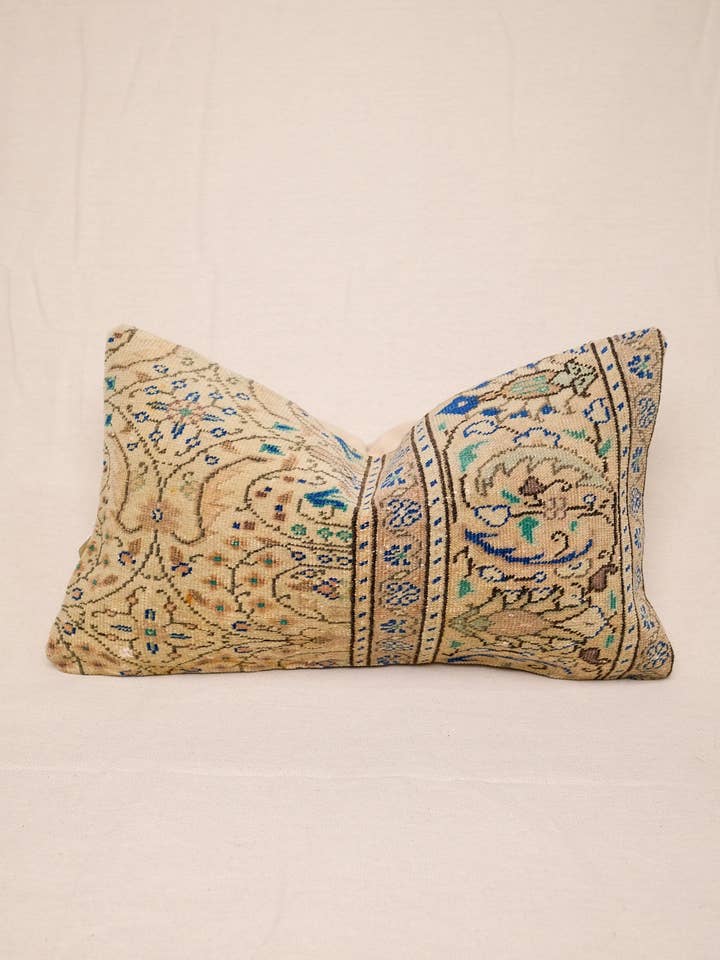 Fatma Turkish Vintage Rug Lumbar No. 1 for wholesale by Twenty Third by Deanne