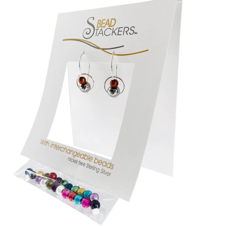 MBMT30 - Earrings come with 12 interchangeable colours. for wholesale by Conversations in Jewellery